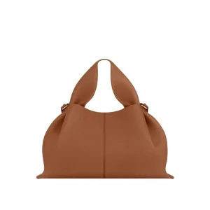 Genuine Leather Cloud Crossbody Bag for Women, Light Luxury French European Retro Vintage Tassel Shoulder Bag, Handbag Purse