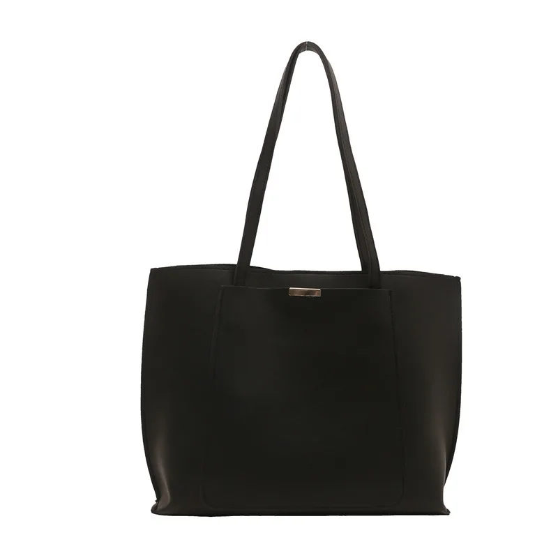 New large-capacity shoulder bag, trendy tote bag, new retro commuter handbag - Image 5